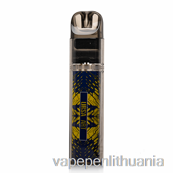 Pamestas Vape Ursa Nano Art 18w Pod Kit Blue Stella X Kaleido Art Vape Skystis